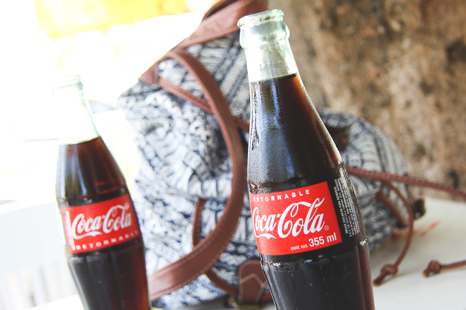 Coca Cola w szklanej butelce