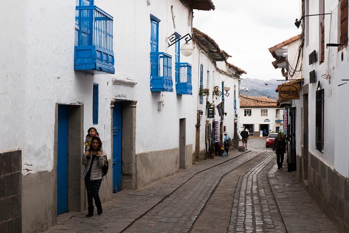 Ulice Cuzco w Peru